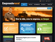 Tablet Screenshot of emprenderural.es